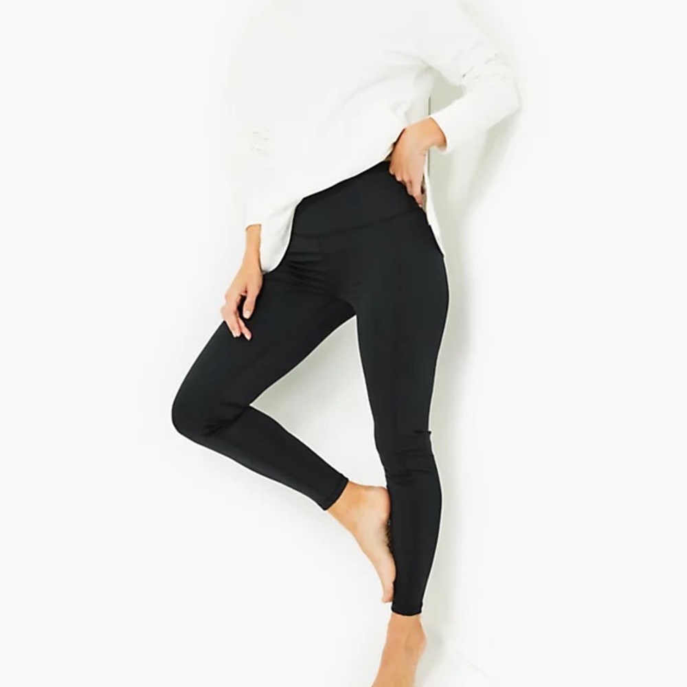 Lilly Pulitzer UPF 50+ Luxletic 26” Weekender High Rise Legging Black